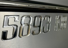 Chrome Boat Registration Numbers Letters 3D Raised Domed Marine Decals