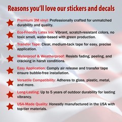 2X NO FEAR USA DECAL STICKER 3M USA MADE TRUCK VEHICLE CAR LOGO WALL WINDOW