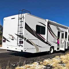 Horizontal RV Windows- 24″ W x 20″ H – Tinted Sliding RV Window with Net