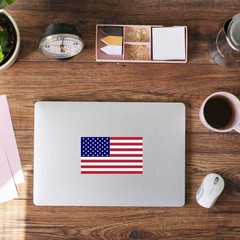American Flag USA Sticker Vinyl Sticker Different Sizes Window, Helmet, Laptop