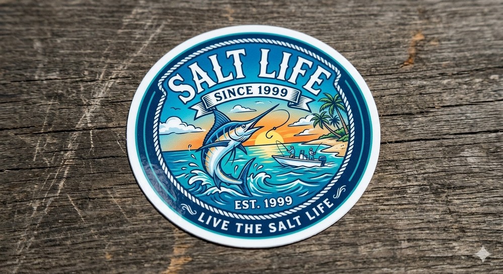 Salt Life Decal Sticker Phone Laptop