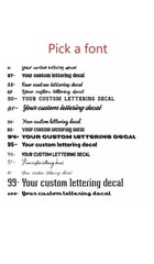 Holographic Name Personalized Decal Sticker, Custom Vinyl Lettering Text decal