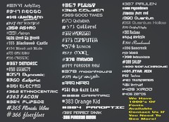 Custom Text Vinyl Lettering Transfer Sticker Decals Any Text-Numbers-Any Font
