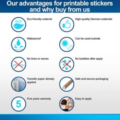 Custom Business Name Vinyl Wall Sticker – Customized Office Letter Sign Decor –