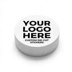 Custom Business Logo Stickers | Full Color Vinyl Waterproof 2″-20″