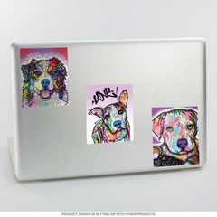 Baby Pit Bull Dog Dean Russo Pop Art Vinyl Sticker Laptop Bumper Luggage Decal