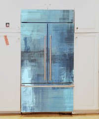 Kitchen Makeover Fridge Wrap Instant Appliance Refresh