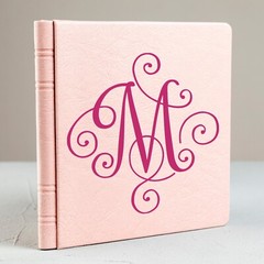 SCROLL MONOGRAM INITIAL Vinyl Decal Sticker – Decorative Letter Script Lettering