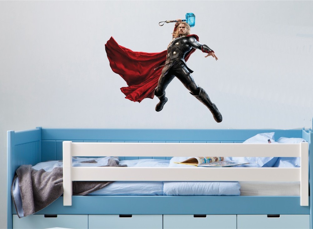 THOR WALL ART STICKER – 5 x great sizes – Great decal for any room