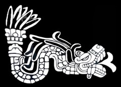 Quetzalcoatl, Serpiente Emplumada, Sticker, Decal Permanent Vinyl, Mexico, Aztec