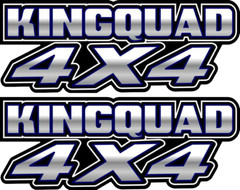 King Quad 4×4 Blue Gas Tank Graphics Sticker Decal