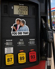 Trump I Did That 8-Piece Premium Sticker Pack 3.3” Waterproof Decal for Gas Pump
