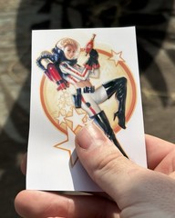 Fallout Nuka-Girl Waterproof Sticker 3×3