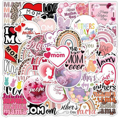 Mother’s Day Vinyl Stickers – 50 Waterproof Decals for Various Surfaces