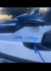 Boat Name Decal 3×18″ / Custom Hull Graphic / Premium Marine Vinyl Lettering