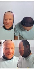 🎇 President Donald Trump Seethru Pullover Mask Mesh Full Face Halloween Costume
