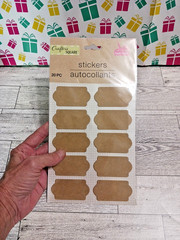 Sticker Labels 178 craft paper stickers. Labels for jars, bottles, containers.