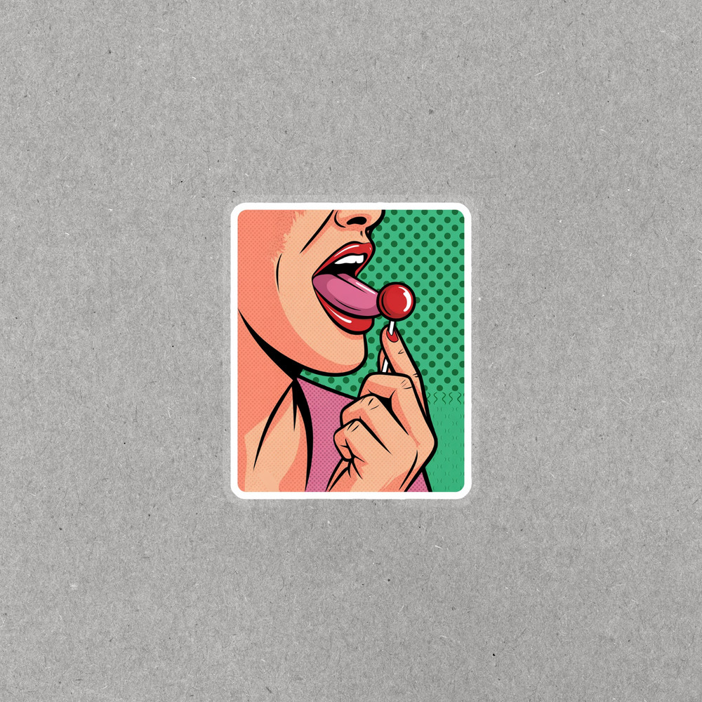 Pop Art Lollipop Vinyl Sticker for Laptops, Water Bottles & Decor #7023