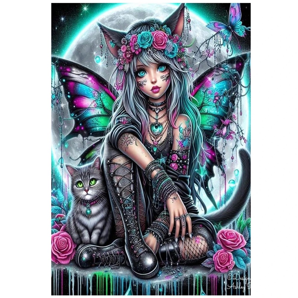 Gothic Butterfly Fairy Sticker Decal Laptop Wall Mirror Cup Tumblr Locker Bin