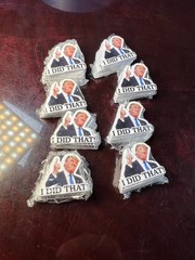 50 Trump Stickers I DID THAT Gas Pump Waterproof Vinyl Laminated NEW 1×1″
