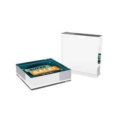 3″ X 3″ Acrylic Block Sign Holder Econoco HVACTK33 (Pack Of 10)