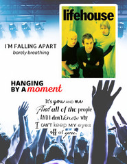 Lifehouse 4pc Sticker Pack