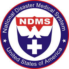 NDMS sticker vinyl laminated glossy HHS DHS FEMA patriotic USA