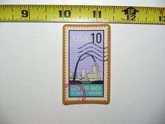 GATEWAY ARCH SAINT ST LOUIS MISSOURI SMALL STICKER DECAL ART ARTWORK