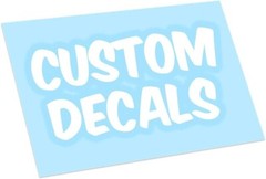 Custom Decal Sticker Vinyl Lettering Personalized Text, Window Wall Car Truck