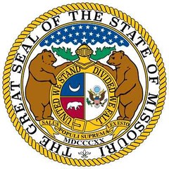 Missouri state seal sticker weatherproof bumper vinyl decal