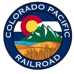 Colorado Pacific Railroad Railway Train Sticker Decal R7380
