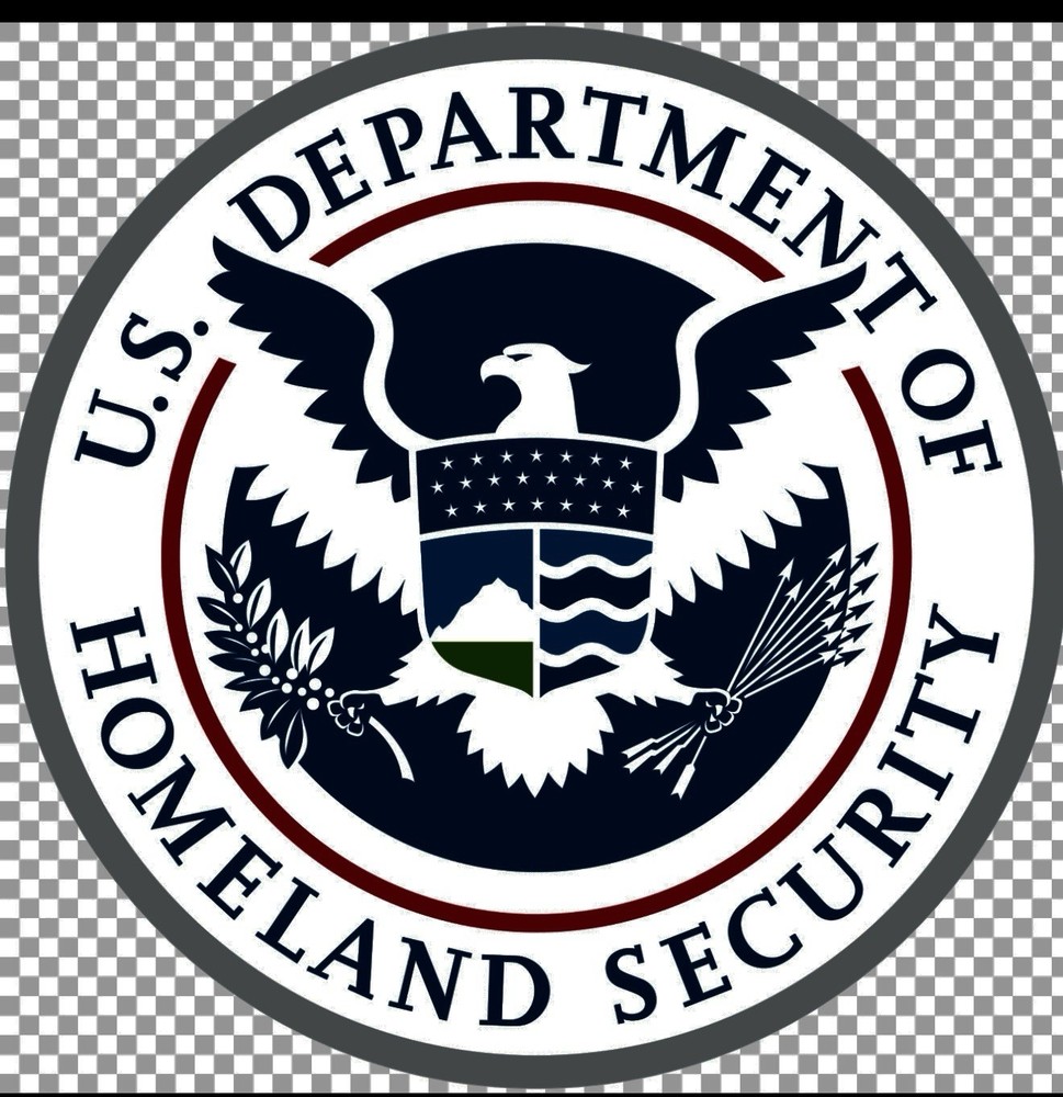 STICKER (BUY 2, GET 1 FREE) Subdued Homeland Security ICE DHS glossy Trump USA