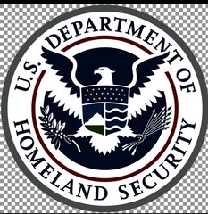 STICKER (BUY 2, GET 1 FREE) Subdued Homeland Security ICE DHS glossy Trump USA