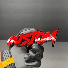 Custom 3D Laser Cut Acrylic Emblem Car Badge Multicolor Personalized Name-Logo!