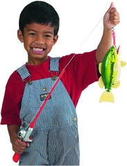Fishing Game Magnetic Toy Catch of The Day Bass Ages 3+ Small World Toys Kids