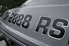 RAISED 3D BOAT REGISTRATION NUMBERS 3” DOMED MARINE DECALS NOT VINYL