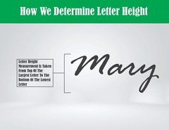 Custom Text Vinyl Lettering Transfer Sticker Decals Any Text-Numbers-Any Font