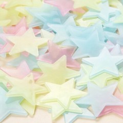 Wall,Dark,Glow,Luminous,Stars,Stickers,3d,Kids,Bedroom,Decor,Fluorescent