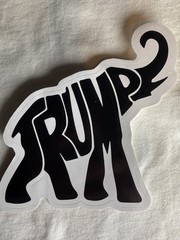 Donald Trump republican elephant Vinyl Decal – Made in USA