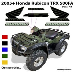 Honda Foreman Rubicon Decal Kit Sticker Mark Emblem 2005 2006 2007 2008 OEM