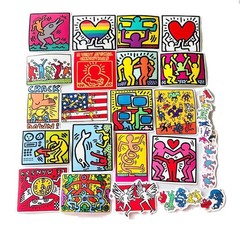 100pcs Waterproof Keith Haring Stickers, Artist STICKERS