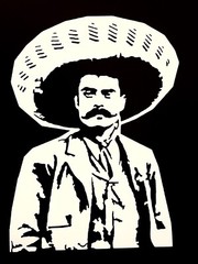 Emiliano Zapata , Sticker, Signs, Decal Vinyl, Laptop, wall , wood self adhesive