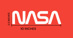 NASA Astronaut Sublimations Iron Stickers T-shirt Hoodies Jackets Hats (3 Pack)