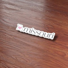 Missouri Heart Sticker- Cute Decal for Water Bottle or Laptop