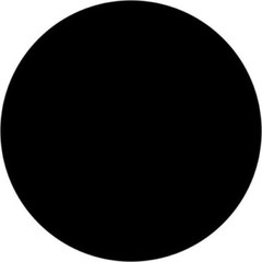 Circle Shape Vinyl Decal Car Bumper Sticker Window Art Laptop Direction sign Dot