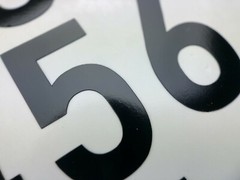 1-10 20+10 Outdoor Vinyl Decal Numbers for Mailbox, Door, Wall, Address, Locker