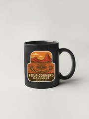 Four Corners Monument Arizona Colorado New Mexico Utah Sticker Decal Vinyl