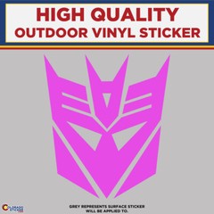 Decepticon Die Cut , High Quality Vinyl Sticker Decals