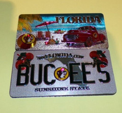 Buc-ee’s Florida The Sunshine State DOUBLE-SIDED Magnet Sparkles Daytona Beach