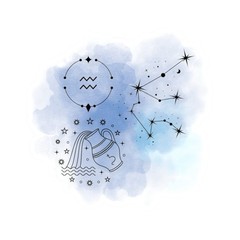 Zodiac Stickers | Perfect for Laptop Water Bottle Phone Case Notebook | 12 Pack